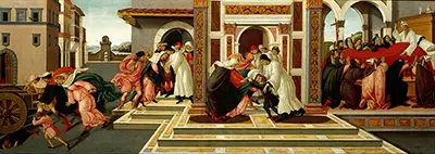 Last Miracle and the Death of St Zenobius Sandro Botticelli